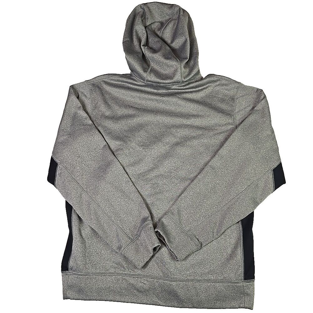 Nike Therma-Fit Hoodie Men’s Medium Gray Pullover Sweatshirt Kangaroo Pocket - Picture 8 of 11